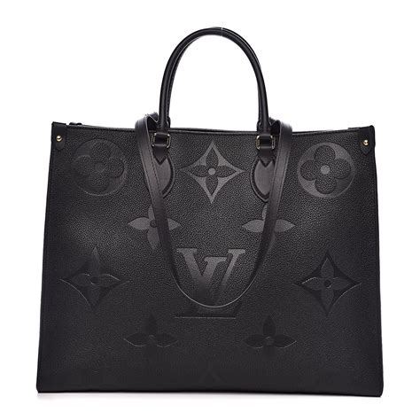 louis vuitton empreinte monogram giant onthego gm black|Onthego GM .